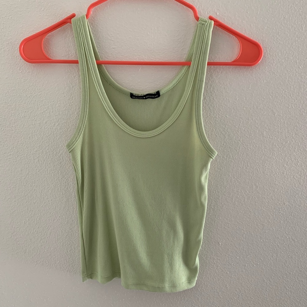 Brandy Melville Pastel Green Tank Top